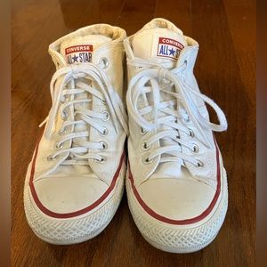 White Converse Madison Mid Top Size 9